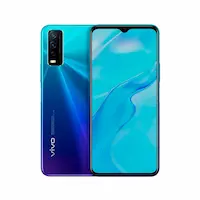 Vivo Y20 smartphone front and back view – budget mobile with 5000mAh battery and 4GB RAM
