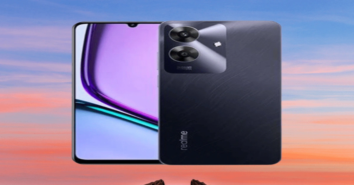 Realme Note 60 smartphone with 90Hz display and 5000mAh battery front and back view